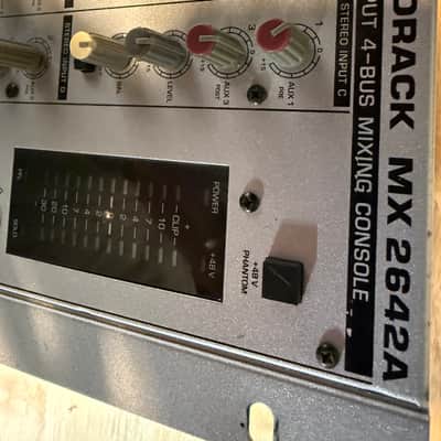 Behringer Eurorack MX2642A 26-Input 4-Bus Mixer 2000s - Silver image 4