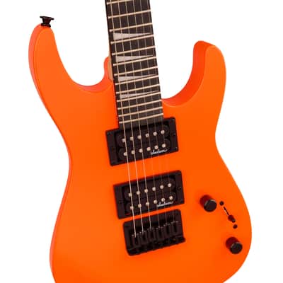 Jackson JS Series Dinky Minion JS1X, Amaranth Fingerboard, Safety Orange image 3