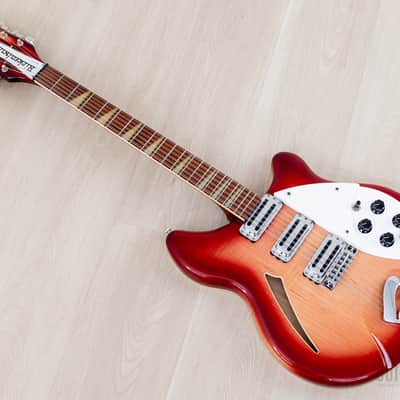 2000 Rickenbacker 360/12CW Carl Wilson Signature 12-String Fireglo, 370/12 Conversion, Near-Mint w/ Case, COA, Tags image 13