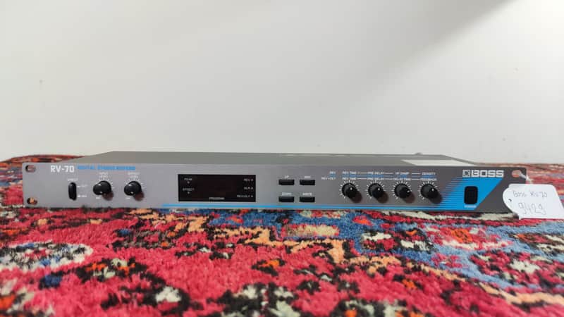 Boss RV-70 Digital Stereo Reverb 1990s - Black image 1