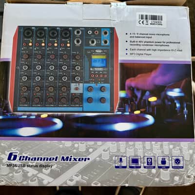 ammoon 6 channel mixer 2020-2024 - Black image 2