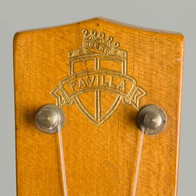 Favilla Teardrop Soprano Ukulele (1930s), NO CASE case. image 10