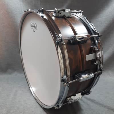 Ludwig LC663 Copper Phonic 6.5x14" 10-Lug Snare Drum - Raw Copper image 1