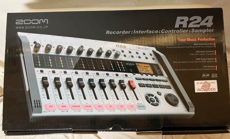 Zoom R24 24-Track Digital Multitrack Recorder Interface Controller Sampler image 1
