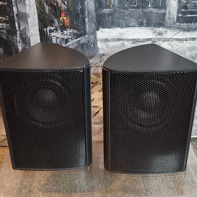 Optimus Optimus Model 40-4055  vintage  3-way suround satellite speakers 90s  - Black image 2