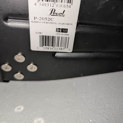 Pearl P2052C Eliminator Redline Chain-Drive Double Bass Drum Pedal - Missing Slave Pedal image 8