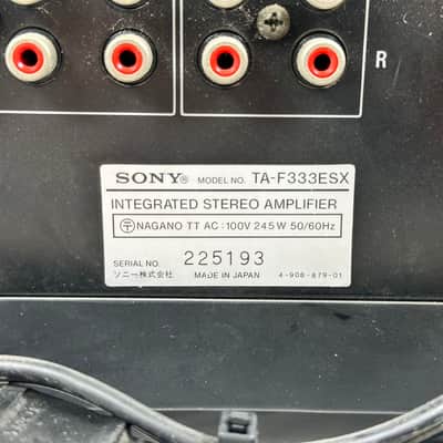 SONY TA-F333ESX Stereo Integrated Amplifier image 9