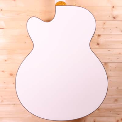 Gretsch G5022CWFE Rancher Falcon Solid Spruce Top Jumbo Cutaway Acoustic-Electric Guitar - White image 8