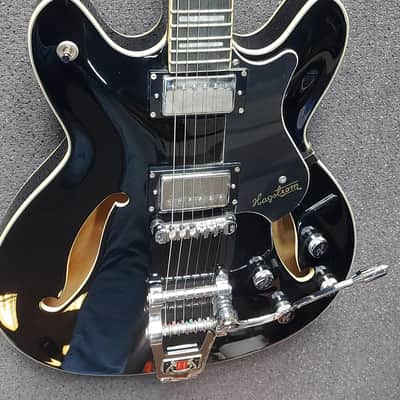 HAGSTROM Tremar Viking Deluxe, Black Gloss image 5