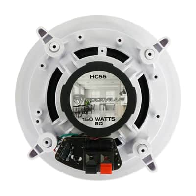 (10) Rockville HC55 5.25" 300 Watt White In-Ceiling Home Theater Speakers 8 Ohm image 21