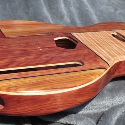 Babik Custom Telecaster Style body, Les Paul shape, Canary wood on Cedar, Light Weight, Handmade 2026 image 8