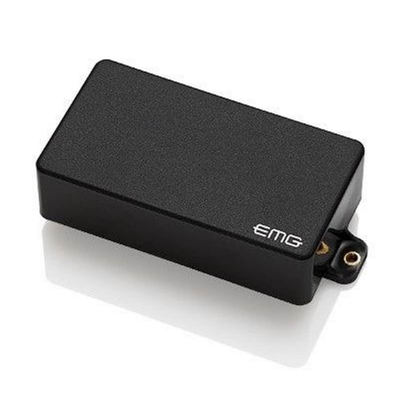 EMG H4 Humbucking Passive Guitar Pickup, Black, Standard Spacing and Short Shaft image 1