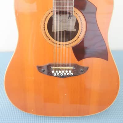 Vintage 1960's Eko Rio Bravo XII Made in Italy 12 String Acoustic Guitar Works Great Solid Player Low Action Sounds Huge Vox image 6