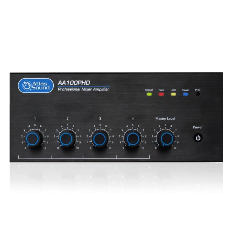 Atlas Sound AA100PHD 100-Watt 4-Channel Mixer Amplifier image 1