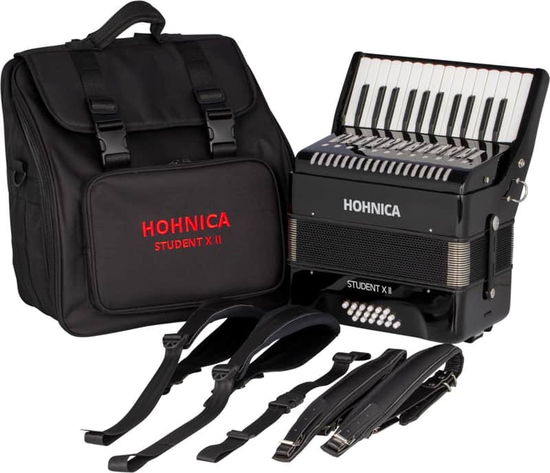 Hohner Student X II Beginner 18-Bass Piano Accordion image 1