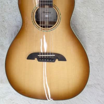 Alvarez MP60e Shadowburst Masterworks Acoustic Electric All Solid Parlor Guitar image 1