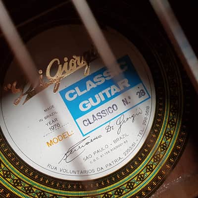 Classic guitar Di Giorgio model CLASSICO N.28 1976 Natural image 4