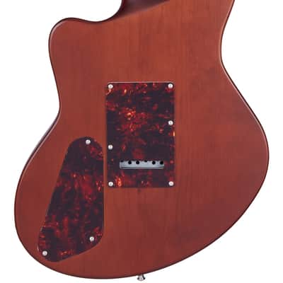 D'Angelico Deluxe Bedford SH Semi-hollowbody Electric Guitar - Matte Walnut with Wilkinson Tremolo image 12
