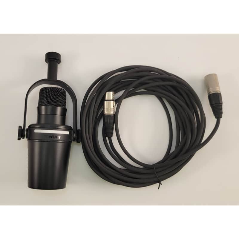 Shure MV7+ Professional Podcast Microphone and XLR Cable - Tested image 1