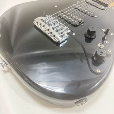 Vintage HSS Fender Contemporary Stratocaster 1986 Black Made in Japan image 3