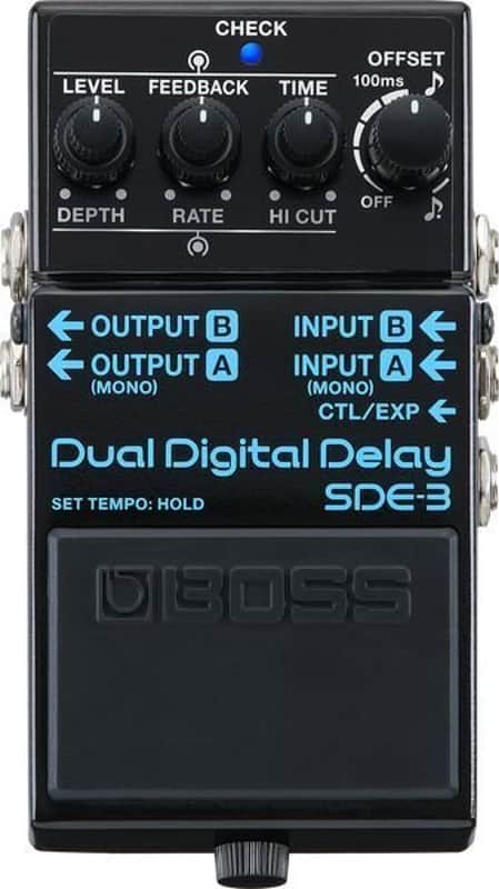 NEW Boss SDE-3 Dual Digital Delay Black , Help Support Small Business, In Stock & Ships Fast image 1