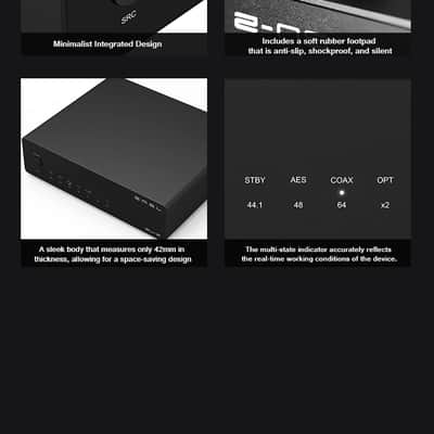 SMSL SU-2 Balanced AES/EBU DAC | ES9039Q2M Preamplifier, 130dB Ouputs image 12