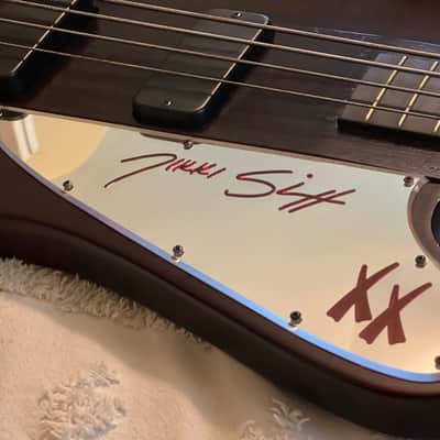 Gibson Nikki Sixx Signature Thunderbird Bass 2012 - Red - w/ snakeskin case...WOW! image 12