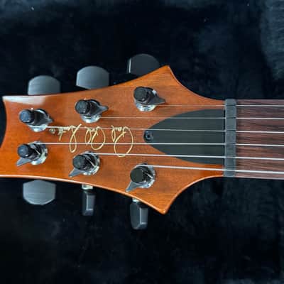 PRS Custom 22 10-Top Tremolo - 2001 - Violin Amber - Dragon II - East Indian Rosewood Fingerboard - Wide Fat Carve - NOS New Old Stock Like New Condition Massive Tight Flame OHSC image 19