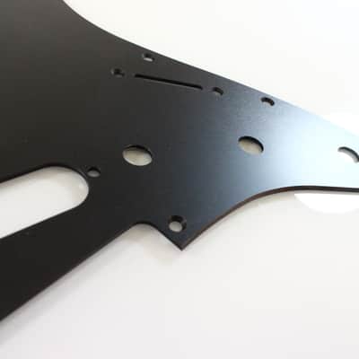 Matte Black Anodized Aluminum SSS Strat Pickguard- Fits Fender Stratocaster image 2