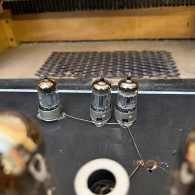 Vintage 1960s Vase Bassman 120 6L6 Australian Original Valve Amplifier Head RARE image 18
