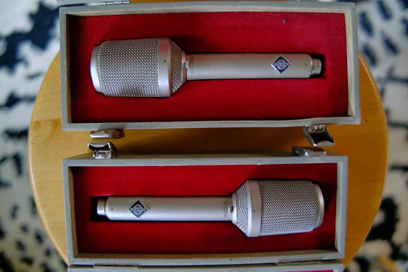 Neumann KM76 Pair 1967 (Low & Close Serial#) + 452i Phanton 48v dual power supply image 1