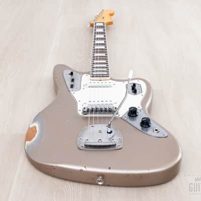 2024 Nash JG-63/BB Offset Electric Guitar Shoreline Gold Medium Aged w/ Blocks + Binding, Lollar, Case & Tags image 10