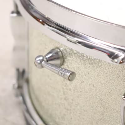 Ludwig Pioneer 5.5x14" Snare Drum 6 Lug Silver Sparkle Vintage 1960's image 3