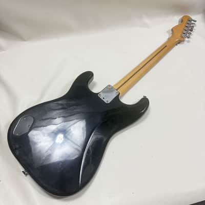 Vintage HSS Fender Contemporary Stratocaster 1986 Black Made in Japan image 8