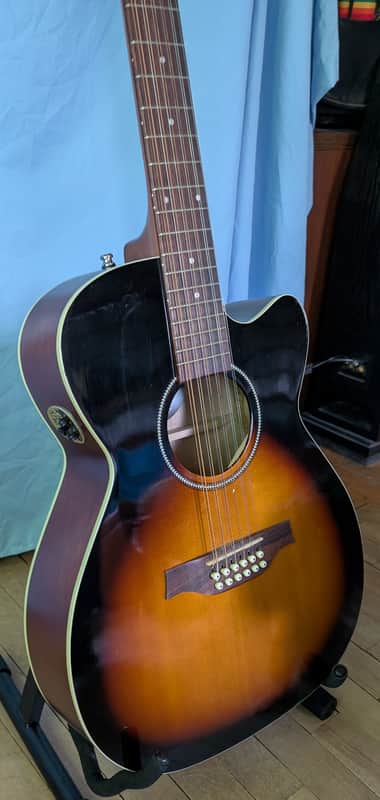Seagull Coastline S12 Cutaway Concert Hall 12-string acoustic-electric w/case