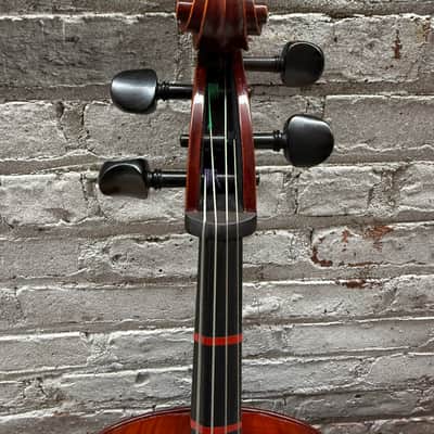 Artisan Strings Model 100 3/4 Cello 2007 - Serial #7689 w/ Original Gig Bag - Wood Crack, Plays image 8