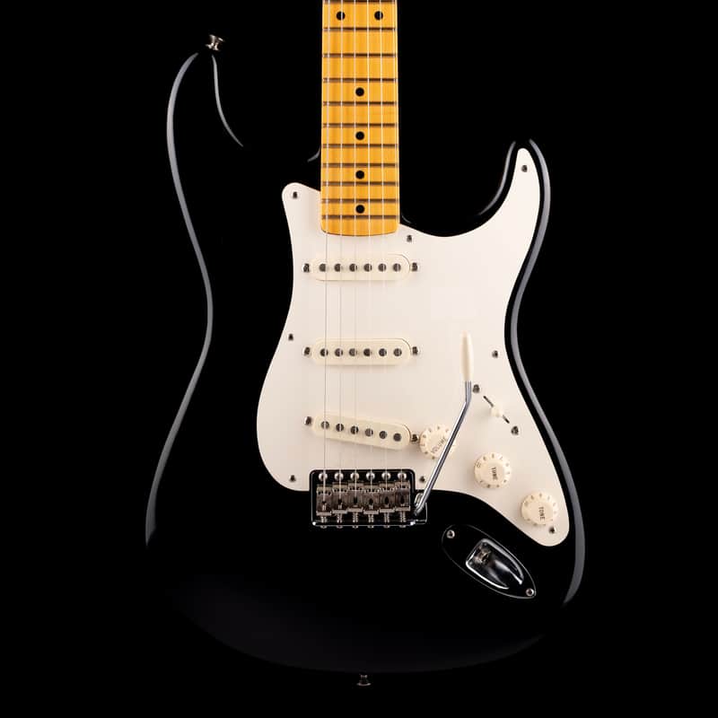 Pre Owned 2011 Fender Eric Johnson Stratocaster Black Autographed With OHSC