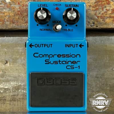 Boss CS-1 Compression Sustainer (Black Label) 1978 - 1982 - Blue image 1