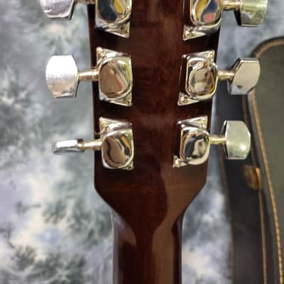 Used 1990's Harmony Korea Dreadnought Pro SEtup New Strings Original Deluxe Soft Shell Case image 8