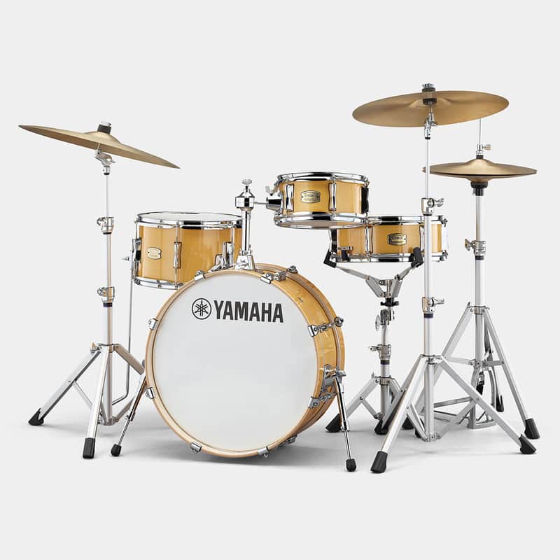 Yamaha Stage Custom Hip 4-Piece Drum Shell Pack (Natural Wood) image 1