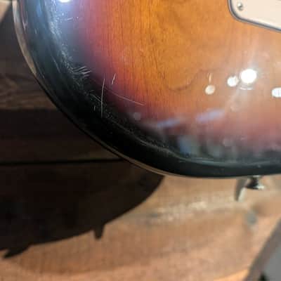 Fender Left-Handed Standard Stratocaster with Rosewood Fretboard 2006 - 2017 - Brown Sunburst image 7