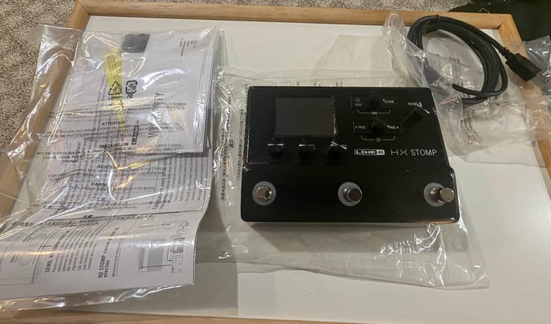 Line 6 HX Stomp 2018 - Present - Black w/ box, OE PS etc image 1