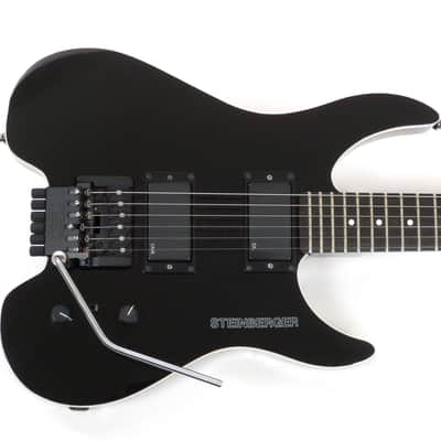 1988 Steinberger GM2TA - Black - Trans Trem! & Body Binding - Original Case image 6
