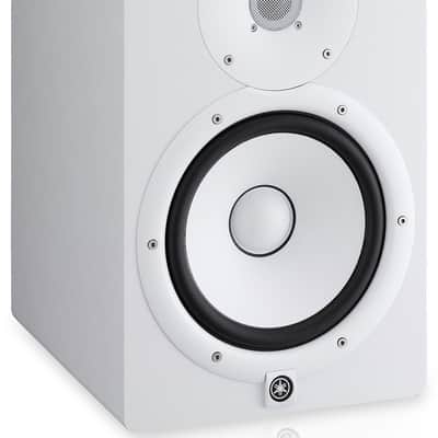 Yamaha HS8W | 8in Powered Studio Monitor - 120W | White Finish with Room Control & 38Hz Response image 2