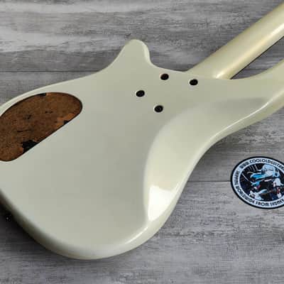 1989 Kramer Japan 4-String Ripley-Style Bass (White) image 10
