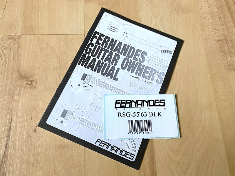 Burny Fernandes RSG-55 63 Owner's Manual image 1