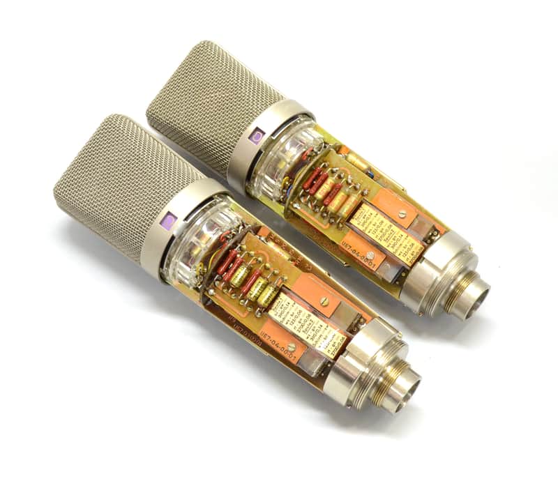 Neumann U 67 Large Diaphragm Multipattern Tube Condenser Microphone Pair image 4