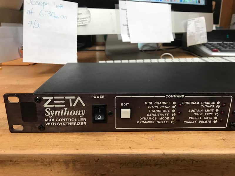 *RARE* Zeta Synthony I MIDI Controller with Synthesizer and MFS-40 footswitch image 1