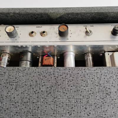 Silvertone Model 1481 - 5-Watt 1x8 Guitar Combo - 1963 - 1968 - Diamond Cut Speaker Hole - Gray Leatherette - Local Pickup Only image 19