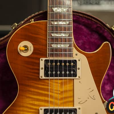 Gibson Jimmy Page Signature Les Paul Standard 1996 Hi Figured Honeyburst -VIDEO- image 16